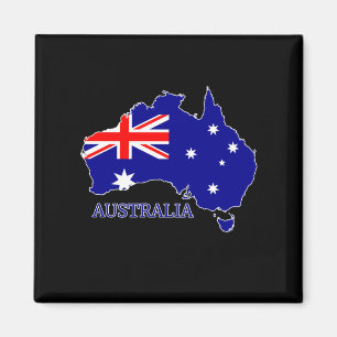 Australië Australische vlag kaart reizen Magneet