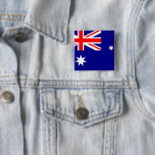 Australië (Australische) Vlag Vierkante Button 5,1 Cm (In situ)