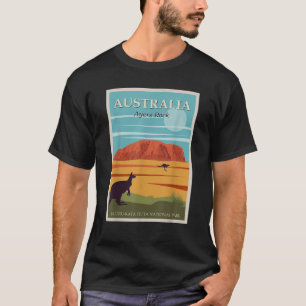 Australië Ayers Rock Uluru Kata Tjuta  Post T-shirt