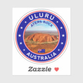 Australië, Ayers Rock, Uluru Sticker (Vel)