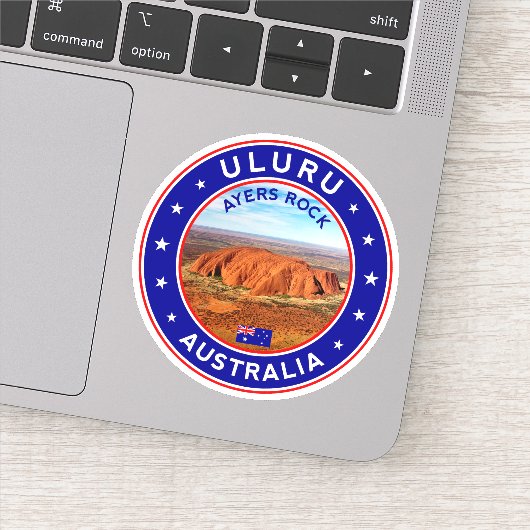 Australië, Ayers Rock, Uluru Sticker (Detail)