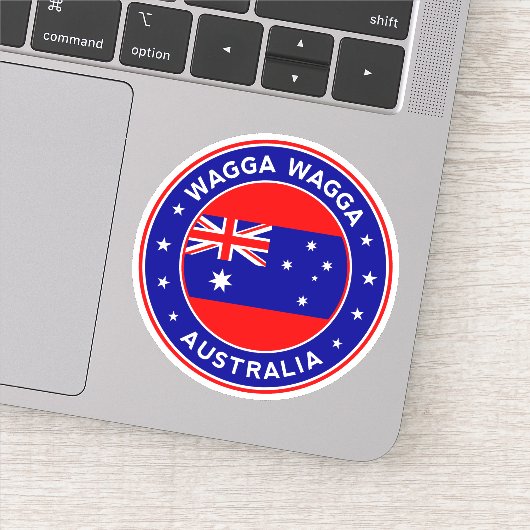 Australië, Badge van Wagga Wagga Sticker (Detail)