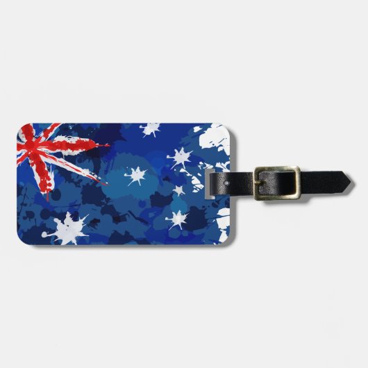 australië bagagelabel (Voorkant horizontaal)