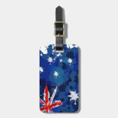 australië bagagelabel (Voorkant verticaal)