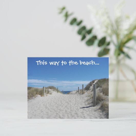 Australië Beach Briefkaart (Staand voorkant)