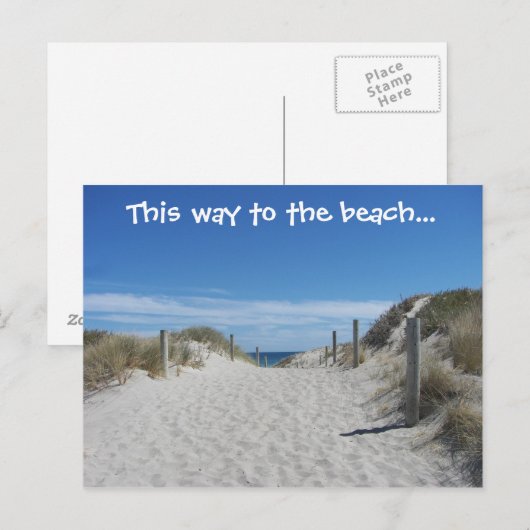 Australië Beach Briefkaart (Voorkant / Achterkant)