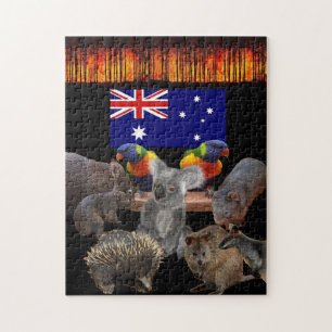 Australië bedreigde dieren legpuzzel