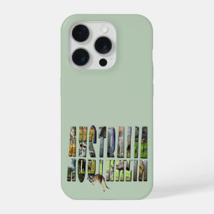 Australië Beeldlogo Gemaakt Met Wilde Dieren, iPhone 15 Pro Case