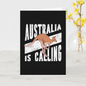 Australië belt kaart (Gele Bloem)