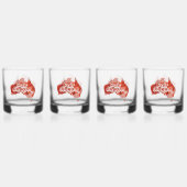 AUSTRALIË BEURS DINKUM BBQ WHISKY GLAS (Achterkant)