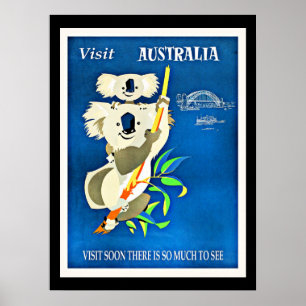 Australië - Bezoek Australië - afbeelding Poster