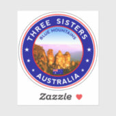 Australië, Blue Mountains, drie zussen Sticker (Vel)