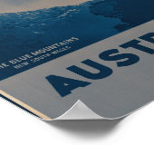  Australië Blue Mountains New South Wales Poster (Hoek)