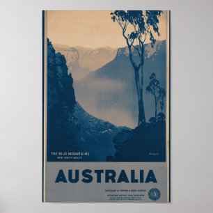  Australië Blue Mountains New South Wales Poster