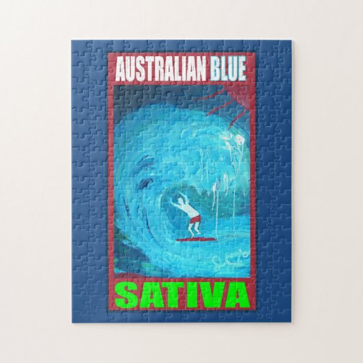 AUSTRALIË BLUE SATIVA LEGPUZZEL (Verticaal)
