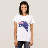 Australië Blue T-shirt (Voorkant volledig)