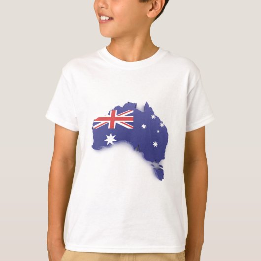 Australië Blue T-shirt (Voorkant)