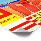 Australië Bondi-Beach Travel Poster (Hoek)