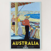 AUSTRALIË BONDI BEACH TRAVEL POTER Jigzaag P. Legpuzzel (Verticaal)