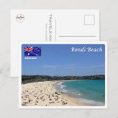 Australië - Bondi - Briefkaart (Voorkant / Achterkant)