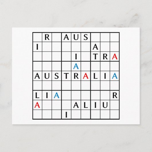 AUSTRALIË BRIEFKAART (Voorkant)