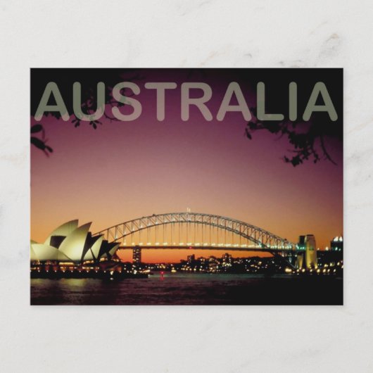 Australië Briefkaart (Voorkant)