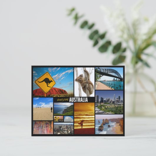 australië briefkaart (Staand voorkant)