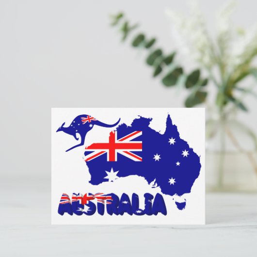 Australië Briefkaart (Staand voorkant)