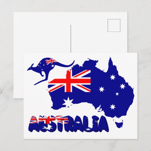 Australië Briefkaart (Voorkant / Achterkant)