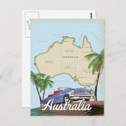 Australië Briefkaart (Voorkant / Achterkant)