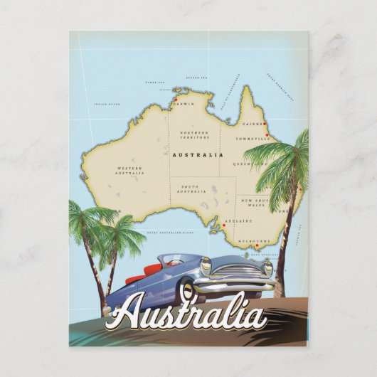 Australië Briefkaart (Voorkant)