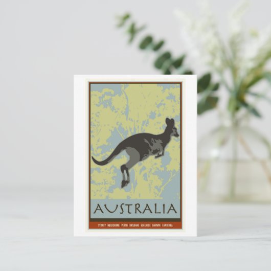 Australië Briefkaart (Staand voorkant)