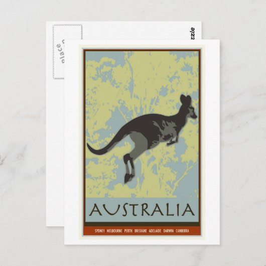Australië Briefkaart (Voorkant / Achterkant)