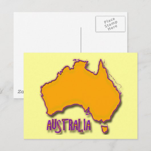 AUSTRALIË BRIEFKAART (Voorkant / Achterkant)