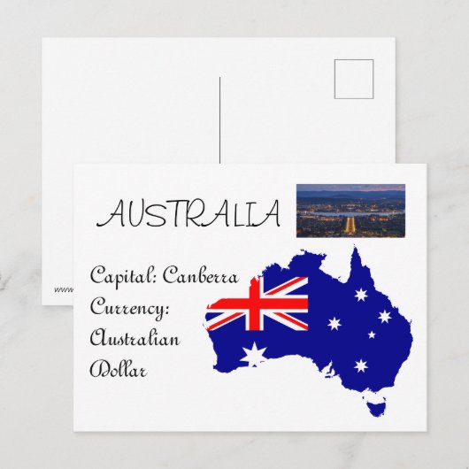 Australië Briefkaart (Voorkant / Achterkant)