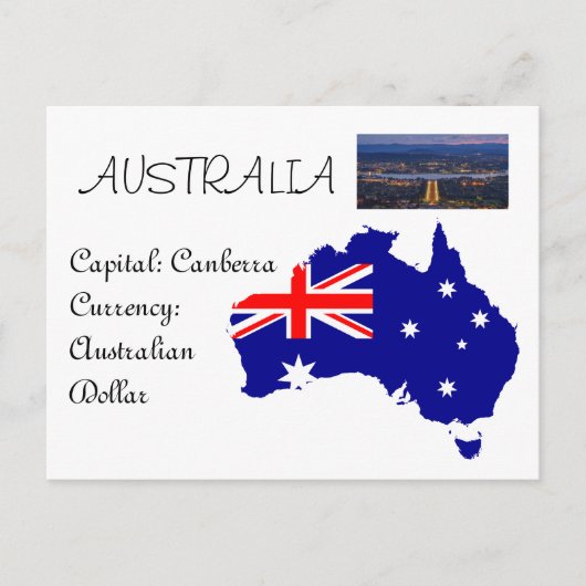 Australië Briefkaart (Voorkant)
