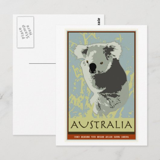 Australië Briefkaart (Voorkant / Achterkant)
