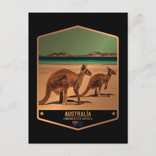 Australië Briefkaart (Voorkant)