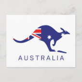 Australië Briefkaarten Kangaroo Flag Classic (Voorkant)