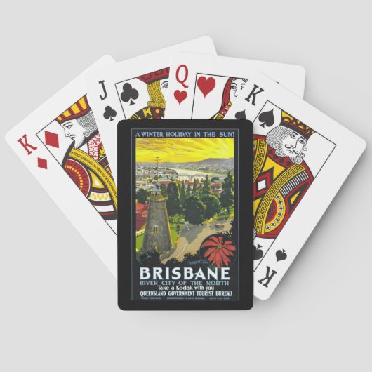 AUSTRALIË-BRISBANE 1930 POKERKAARTEN (Achterkant)