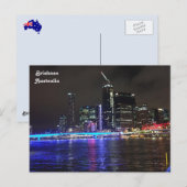 Australië, Brisbane, Brisbane, Queensland (A Briefkaart (Voorkant / Achterkant)
