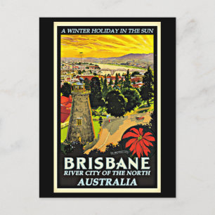 Australië-Brisbane, een winterfeestdag in de zon Briefkaart