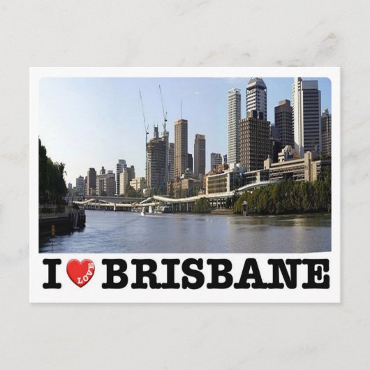 Australië - Brisbane - I Love - Briefkaart (Voorkant)