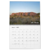 Australië buiten het Rode Centrum Uluru Kata Tjuta Kalender (Mar 2027)