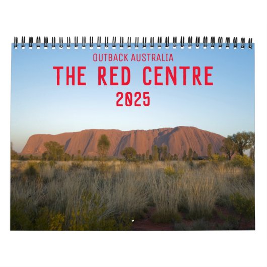 Australië buiten het Rode Centrum Uluru Kata Tjuta Kalender (Hoes)