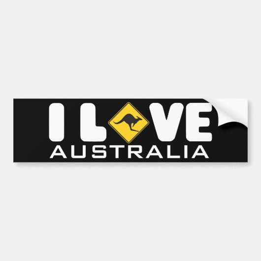 Australië | Bumpersticker (Voorkant)