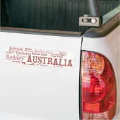 AUSTRALIË Bumpersticker (Op Truck)