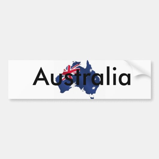 Australië Bumpersticker (Voorkant)