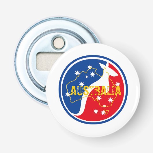 AUSTRALIË BUTTON FLESOPENER (Voorkant)