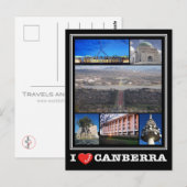 Australië - Canberra - I Love - Briefkaart (Voorkant / Achterkant)